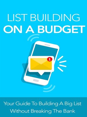 cover image of List Building On a Budget